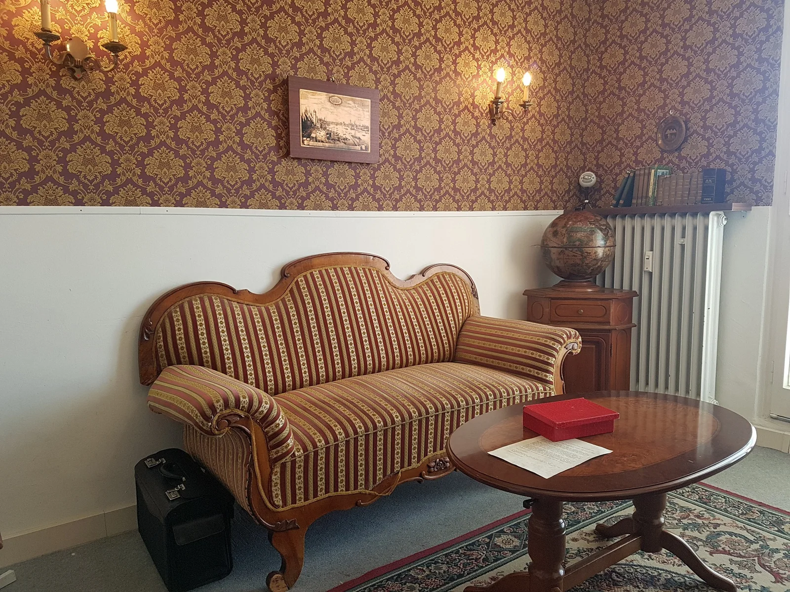 Historischer Escape-Room-Bereich von Countdown Games in Wiesbaden